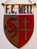 Fanion (model vechi) fotbal - FC METZ (Franta)