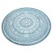 Covor FUN Napkin şerveţel cerc - albastru, cerc 200 cm