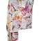 Esarfa cu fluturi din material tip casmir, Dacali, gri, 185 x 75 cm