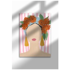 Poster p&acirc;nză stil boho ne&icirc;nrămat &ndash; Imprimare digitală pe p&acirc;nză mată - BOHO 47 | A4 (21 x 29.7 cm)