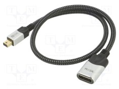 Cablu DisplayPort 1.4 VCOM 0,5m HDCP 2.2 Negru foto