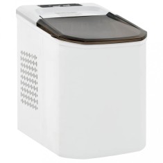 vidaXL Aparat de facut cuburi de ghea?a, alb, 1,4 L, 15 kg / 24 h foto