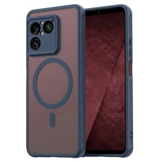 Husa Sony Xperia 1 VIII Asteroid GSM HaloFrost II MagSafe, bleumarin