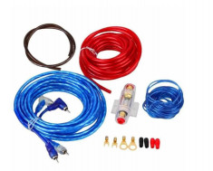Set Complet cabluri si sigurante pentru subwoofer 1500W MJ 8 foto