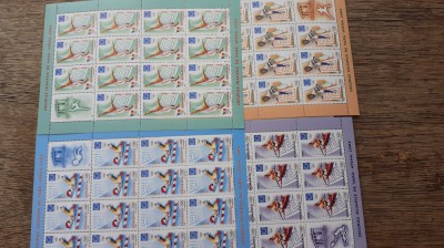 LP 1695 a-JOCURILE OLIMPICE ATENA-BLOCURI MNH foto