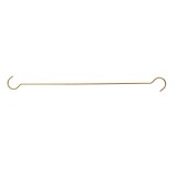 Cumpara ieftin Cuier metal auriu 120x6x1 cm