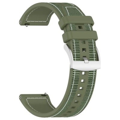 Curea pentru Huawei Watch GT 2 (46mm)/GT 2 Pro/GT 3 Pro (46mm)/Ultimate, Xiaomi Watch S1 - Techsuit Watchband (W051) - Green foto