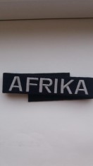 WW2 Banderola German LW Officer AFRIKA silver