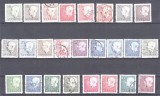 A12 S7 1 - Timbre foarte vechi - Suedia - Regele Gustav VI Adolf - varietate de culori - 1950