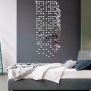 Set 100 Oglinzi Decorative Acrilice Patrate 2x2 cm Argintii DIY, Stickere de Perete, Decoratiuni Casa