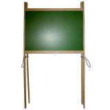 Tabla magnetica si de desen cu suport din lemn si 12 crete, Mramiz