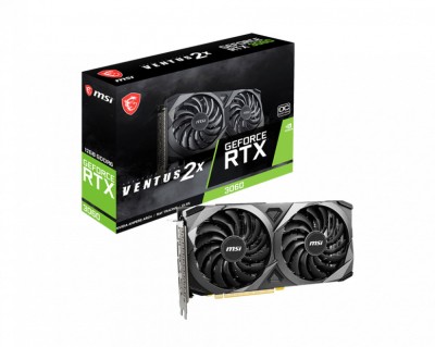 Placa video MSI GeForce RTX 3060 VENTUS 2X 12G OC foto