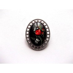 brosa sticla model floral 45641