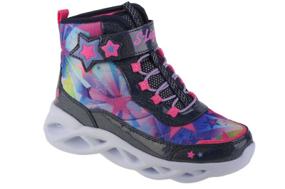 Cizme de iarna Skechers Twisty Brights - Sweet Starz 302690L-NVMT albastru marin foto