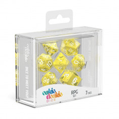 Set Zaruri Oakie Doakie Dice RPG Set Translucent (7) - Galben