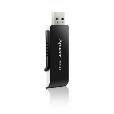Memorie flash USB 3.2 32GB negru/alb Apacer AH350B AH32GAH350B-1 foto