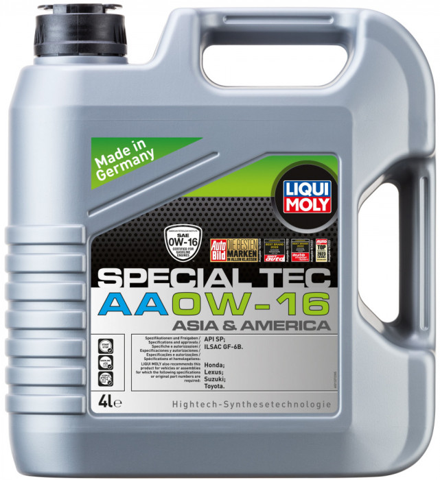 Ulei Motor Liqui Moly Special Tec AA 0W-16 4L 21327