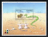 Namibia 1999 - Expo IBRA, desene, colita neuzata