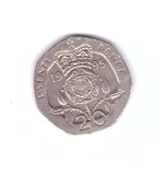 Moneda Marea Britanie 20 pence 1995, stare buna, curata