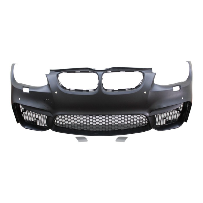 Set bara fata BMW Seria 3 (E92/93), COUPE/CABRIO, 03.2010-12.2013, cu 4 gauri spalator si 4 senzori parcare; grunduit, de vopsit; type M4; cu grile i