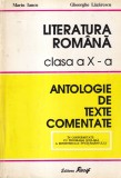 Marin Iancu, Gheorghe Lazarescu - Literatura romana. Clasa a X - a. Antologie