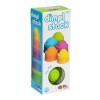Dimpl Stack , Set de cupe de stivuire cu bule din silicon, Fat Brain Toys