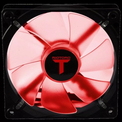 Ventilator Riotoro Performance Edition 120mm iluminare rosie foto