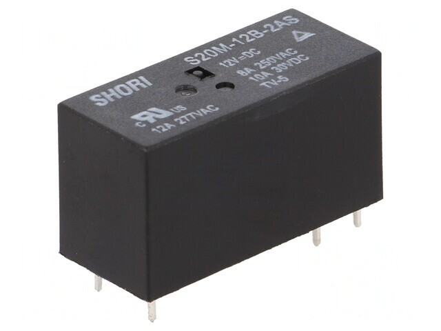 Releu Electromagnetic DPST-NO 12VDC Miniaturale PCB