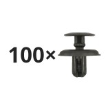 Set 100 clema fixare plastic Citroen C1, Fiat Sedici, Lexus ES, Peugeot 107, 108, Suzuki Grand Vitara, Ignis, Samuraj, Swift, SX4, Vitara, Wagon R+,
