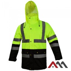 Jacheta impermeabila reflectorizanta Flash BI galbena foto