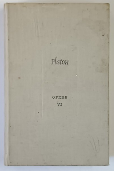 OPERE VI - PLATON , 1989
