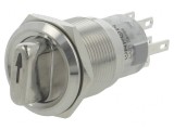 Comutator rotativ 3 poziții DP4T 24V