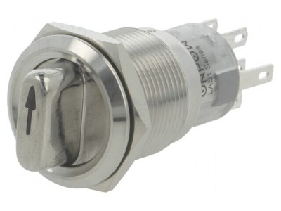 Comutator rotativ 3 poziții DP4T 24V foto