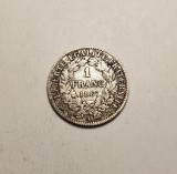 Franta 1 Franc 1887 A Piesa Frumoasa, Europa