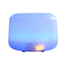 Difuzor aromaterapie cu ultrasunete si lumina LED 7 culori Sixu YD-017 300 ml