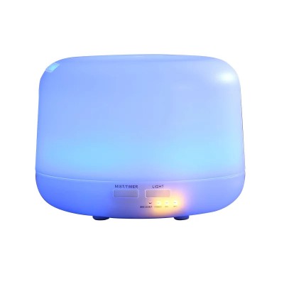 Difuzor aromaterapie cu ultrasunete si lumina LED 7 culori Sixu YD-017 300 ml foto
