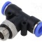 Racord push-in T PNEUMAT G 1/4 0,95-15bar