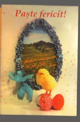 CPIB 20263 CARTE POSTALA - FELICITARE DE PASTE- PUI , OUA VOPSITE foto
