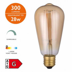 Sursa de iluminat (Pack of 5) LED Rustika Light Bulb (Lamp) 4W 300LM