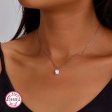 Cumpara ieftin Colier din Argint 925 , zClassic Elegance, cu Pandantiv Cristal Radiant