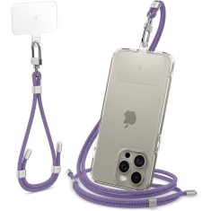 Snur, lanyard pentru telefon Spigen, universal, mov foto