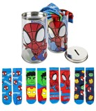 Șosete pentru Copii 4 Perechi Spidey &icirc;n Borcan 23/34
