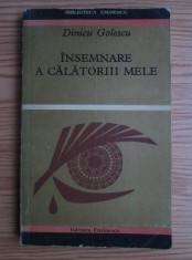 Dinicu Golescu - Insemnare a calatoriii mele