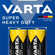 Baterie zinc carbon R14 (C) 2bucati/blister Super Heavy Duty Varta