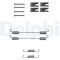 DELPHI LY1346 Set accesorii, sabot de frana