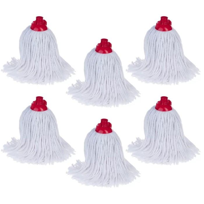 Set 6 Rezerve Mop din bumbac, 200 g, marimea XL
