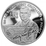 Polonia 10 zloti 2009 100 Years Central Bank PROOF 14,14 g Argint .925, Europa