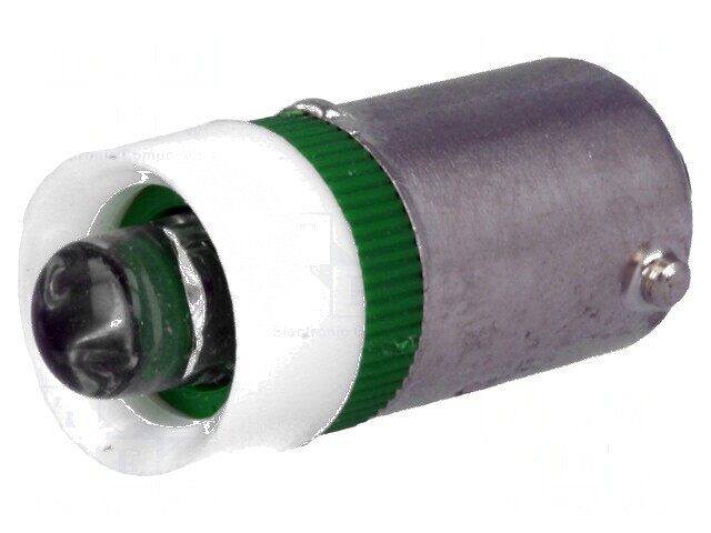 Lampă LED BA9S 24V DC/AC Verde