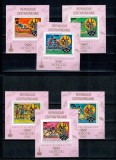 Centrafricaine Republic 1981 - Jocurile Olimpice, supratipar medaliați, serie colite neuzate