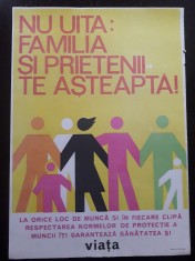 HST Afi? pe hartie protec?ia muncii Romania comunista foto